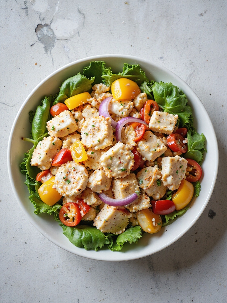 spicy cajun crab salad delight