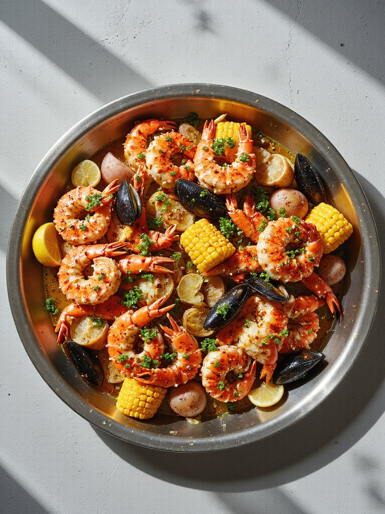 spicy cajun seafood extravaganza