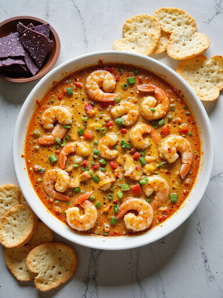 spicy cajun shrimp dip