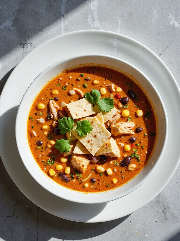 spicy chicken tortilla soup