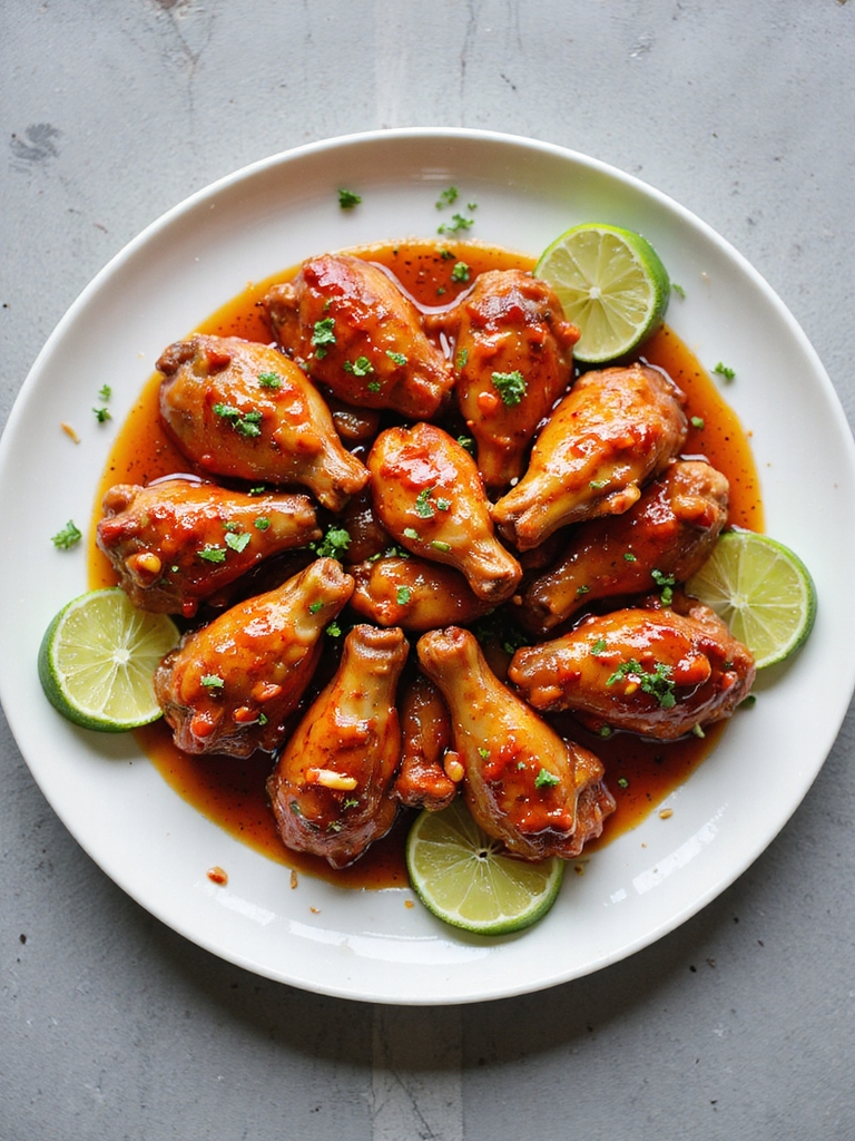 spicy citrus air fried wings