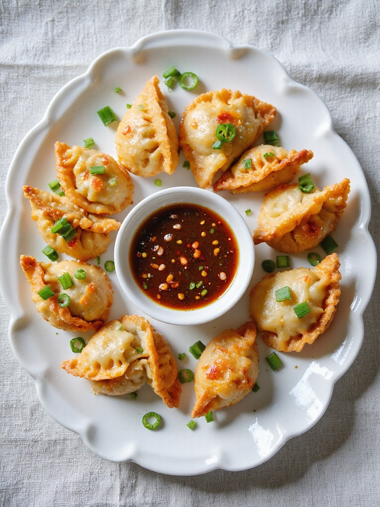 spicy crab rangoon appetizer