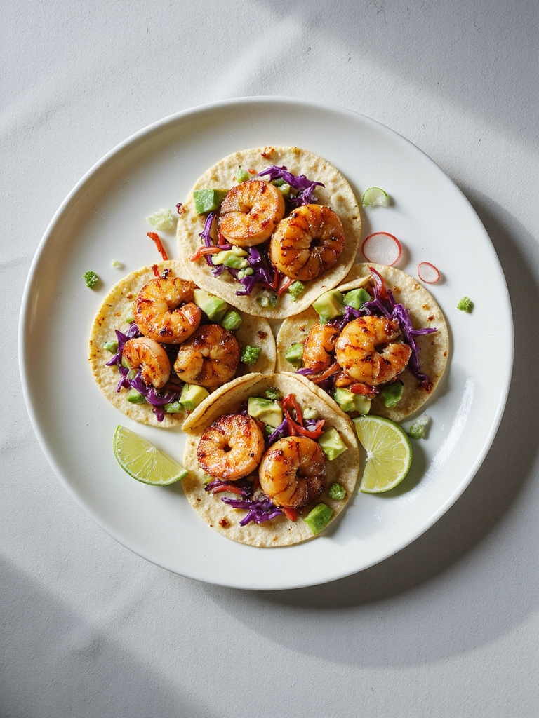 spicy grilled shrimp tacos