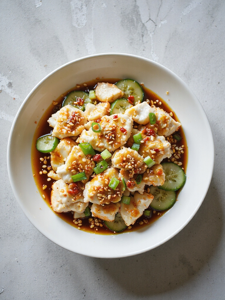 spicy honey crab salad