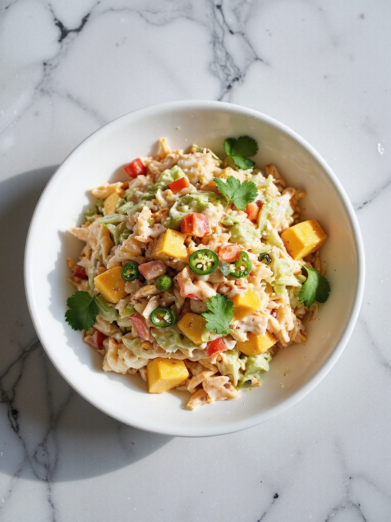 spicy mango coleslaw recipe