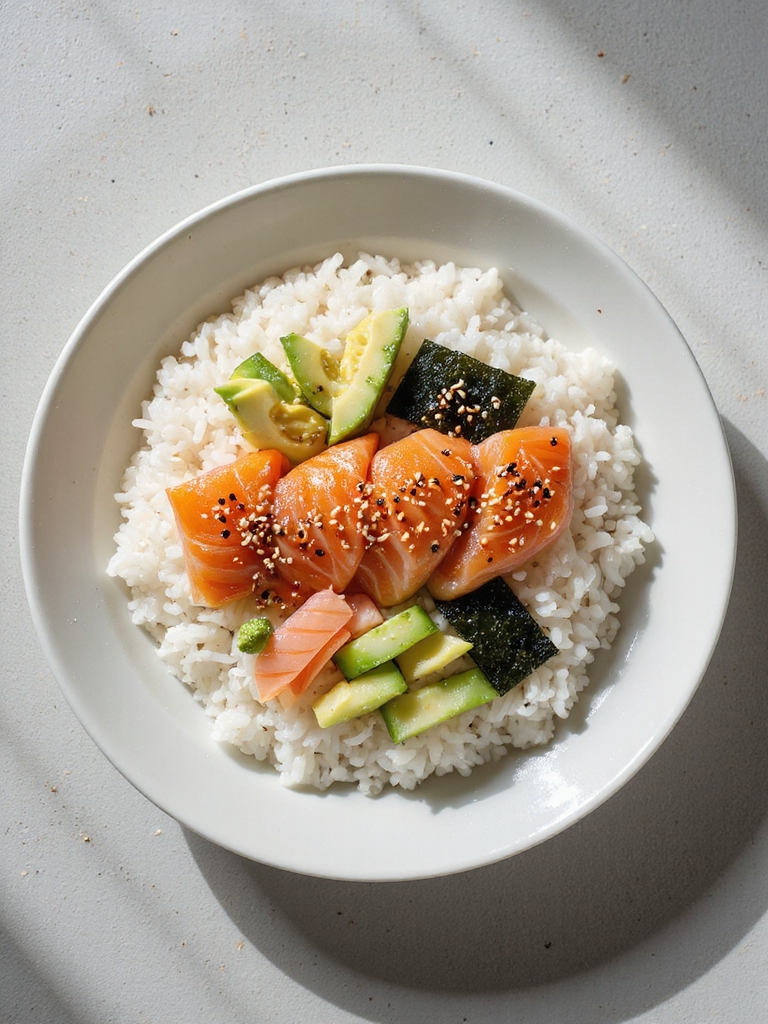 spicy salmon sushi bowl recipe