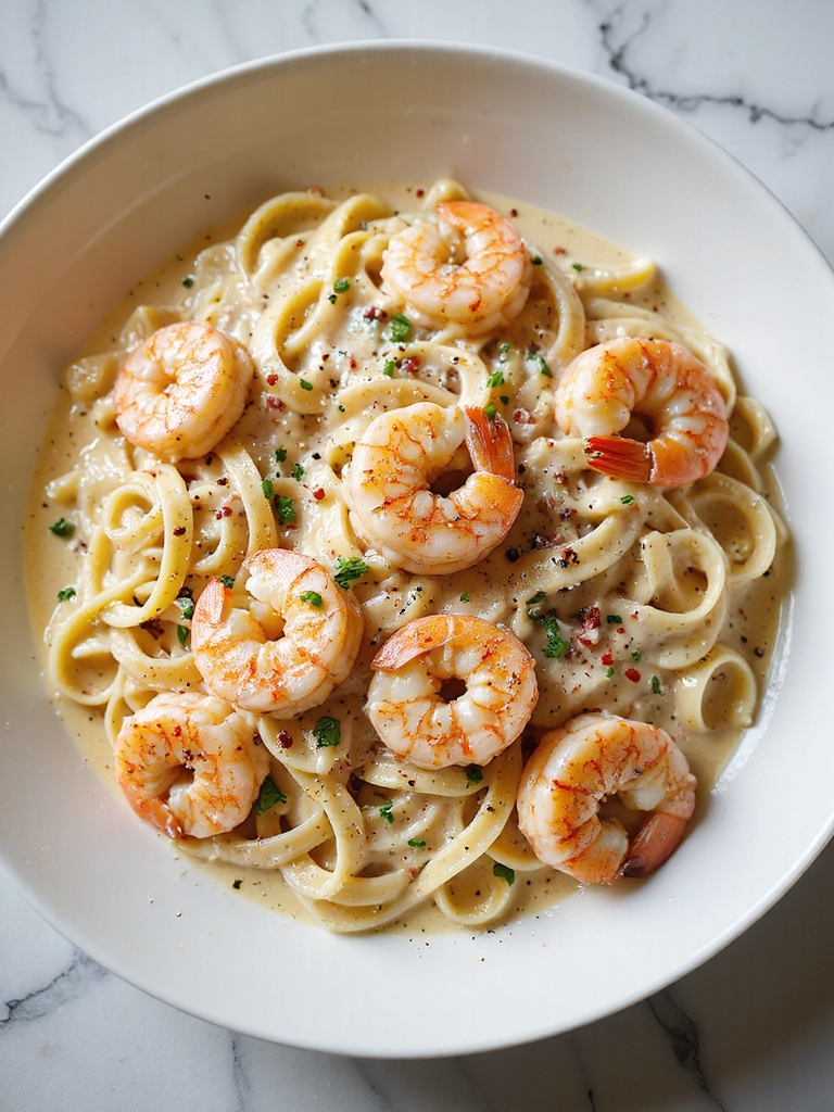 spicy shrimp alfredo recipe