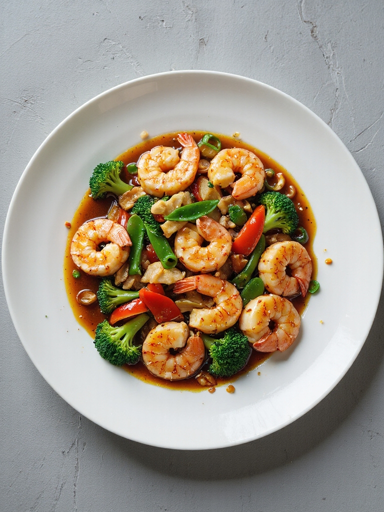 spicy shrimp stir fry recipe