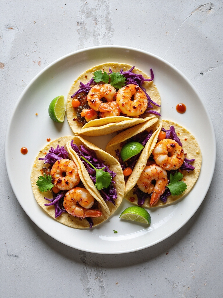 spicy shrimp taco delight