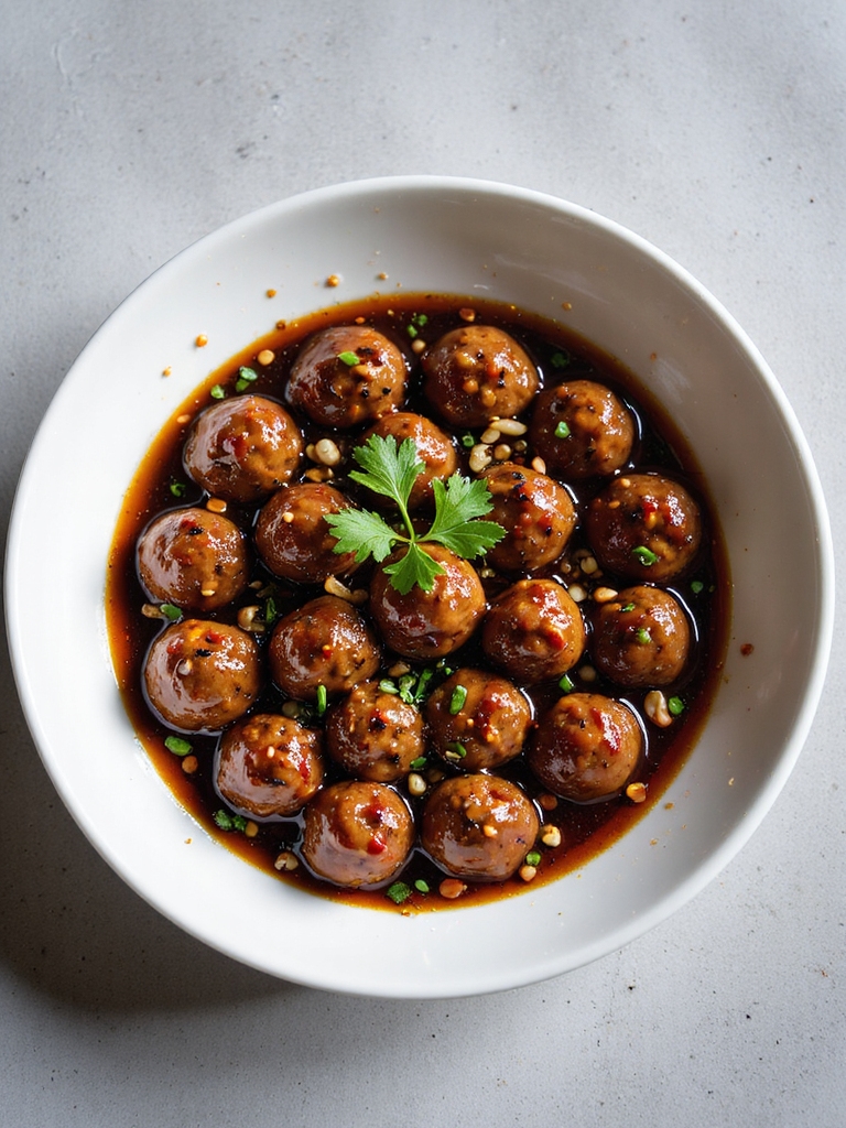 spicy sriracha bbq meatballs recipe