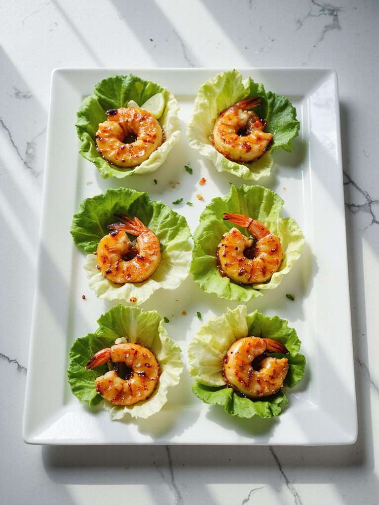 spicy sweet grilled shrimp