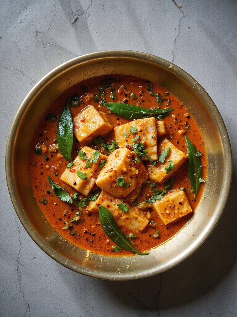 spicy tangy fish curry