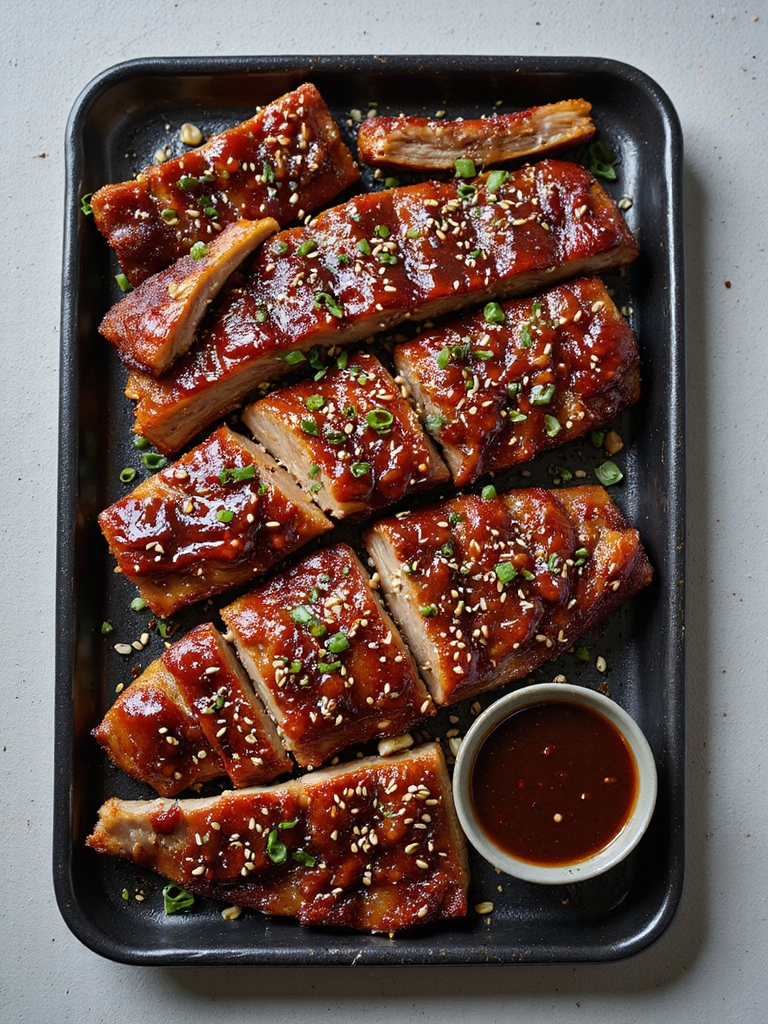 sticky asian style ribs recipe
