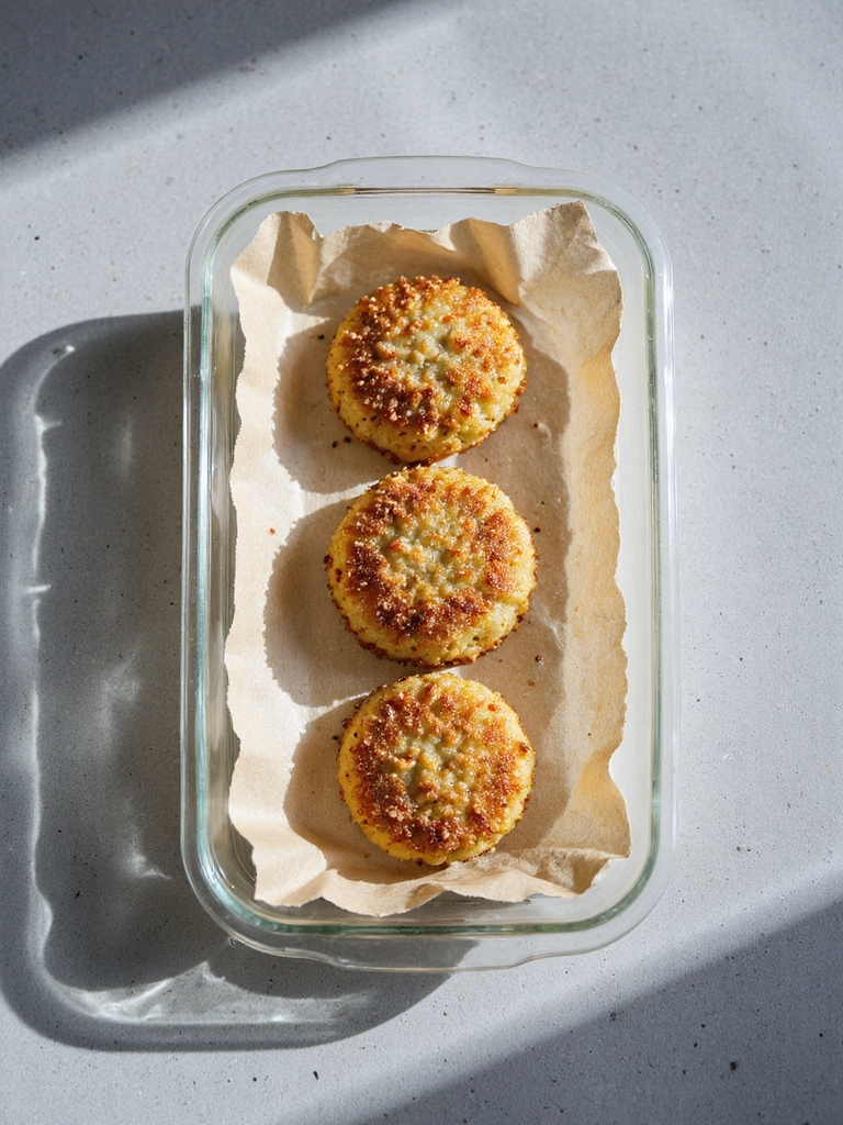 store and reheat fish cakes