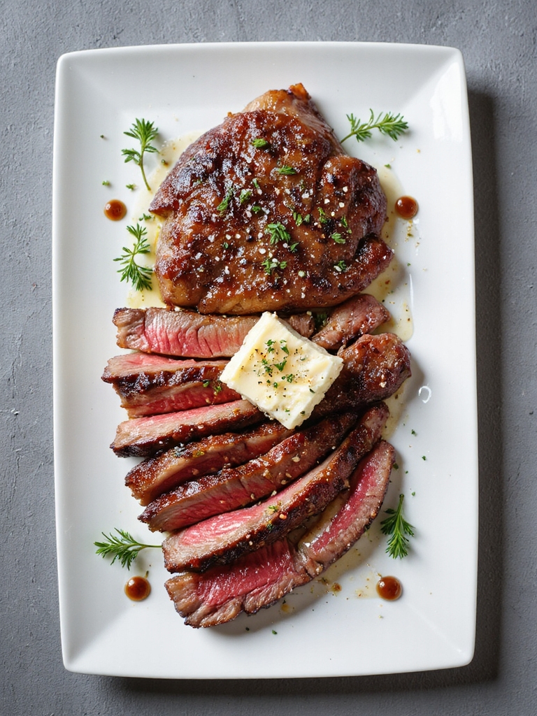 succulent oven roasted flank steak