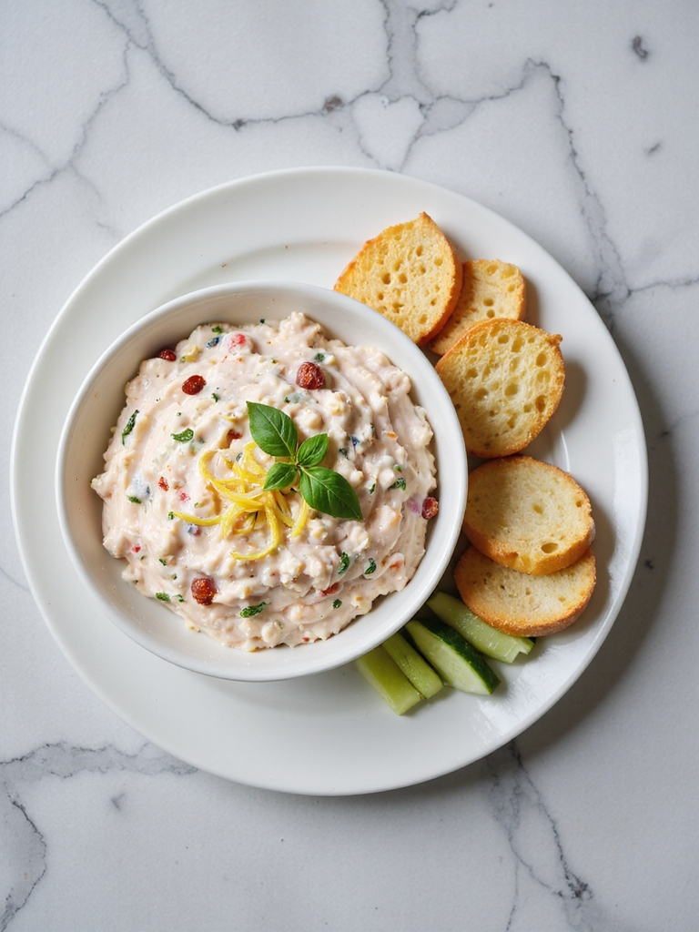 sundried tomato basil crab spread