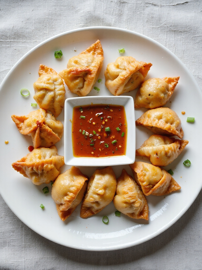 sweet and sour wontons