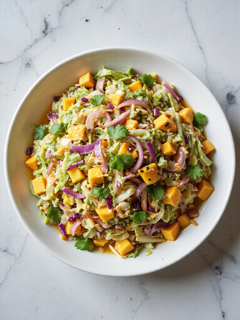 sweet and spicy slaw