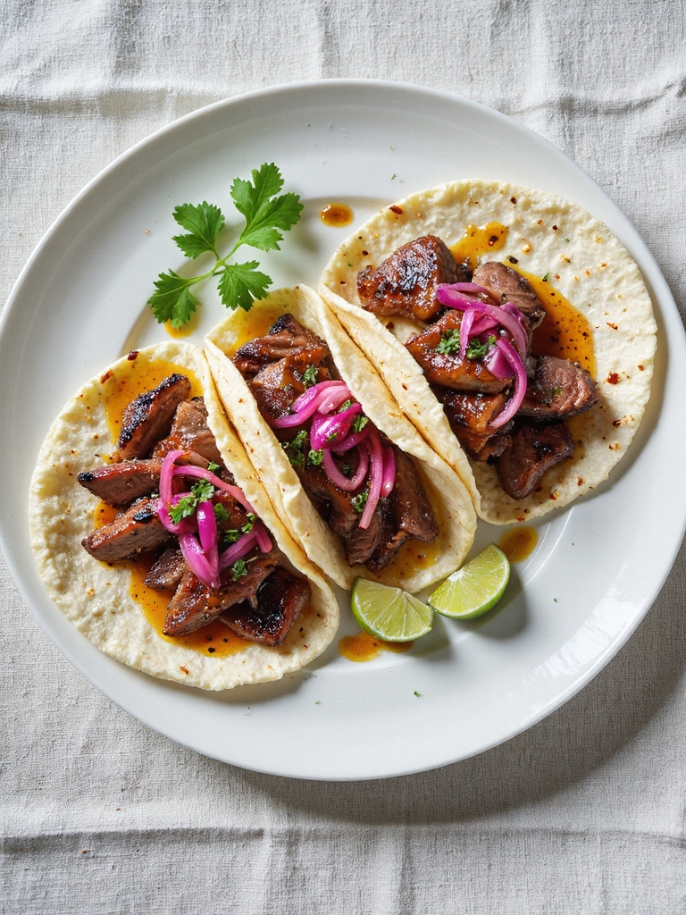 sweet and spicy tacos
