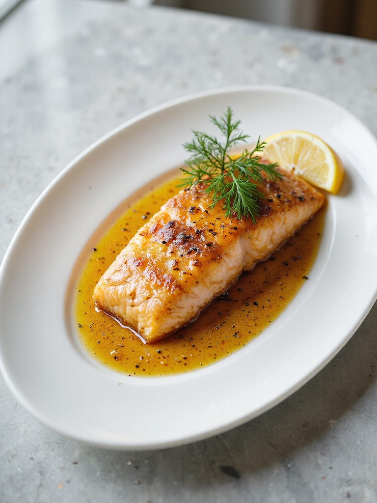 sweet and sticky salmon