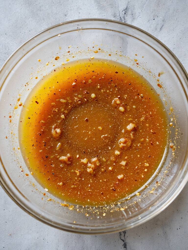 sweet and tangy seafood glaze