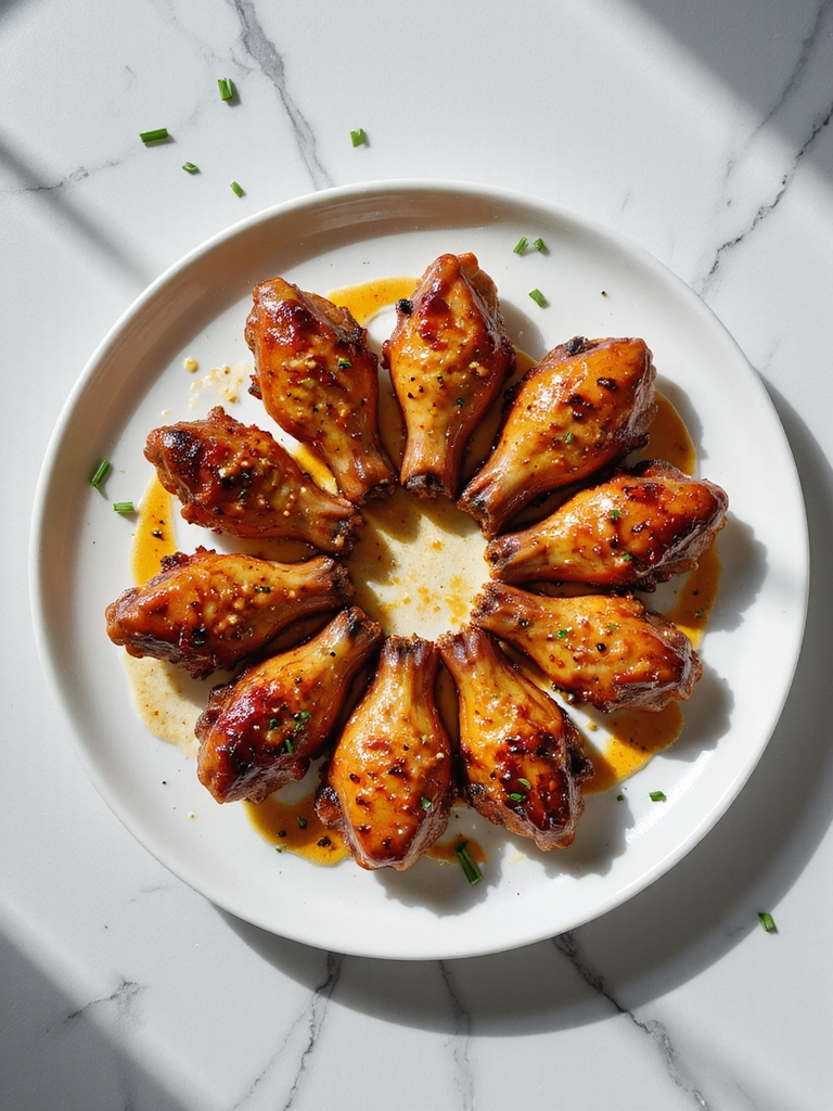 sweet and tangy wings