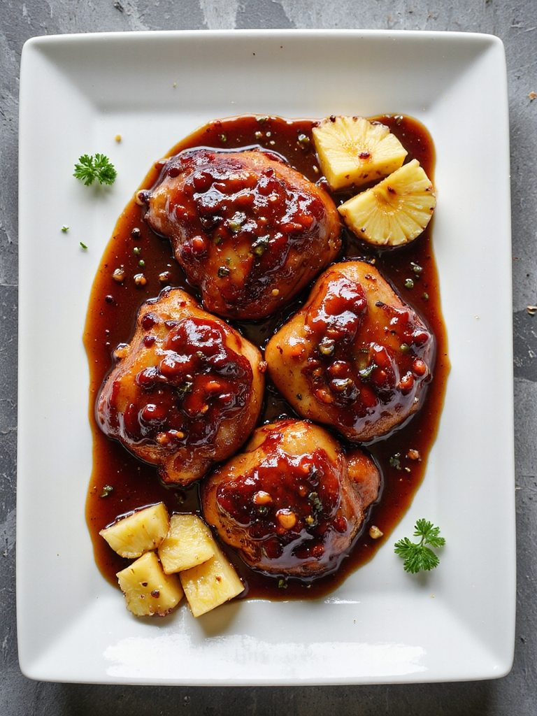 sweet pineapple bbq chicken