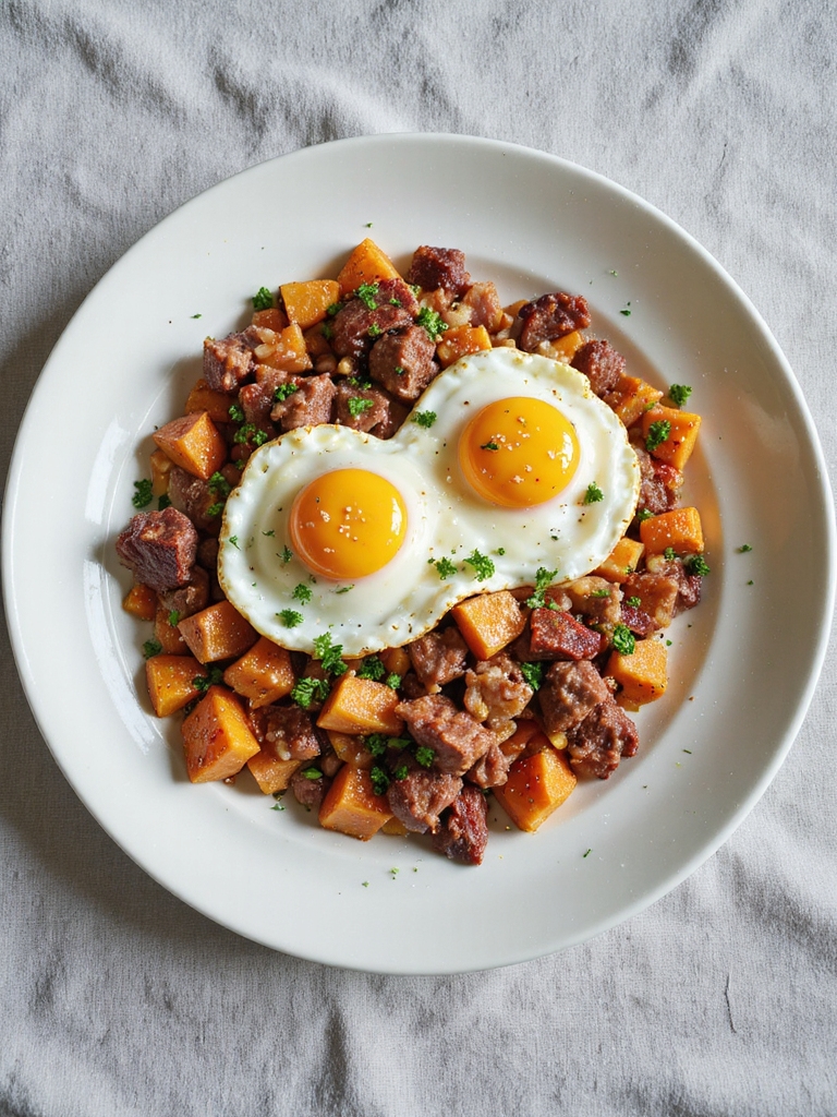 sweet potato corned beef hash
