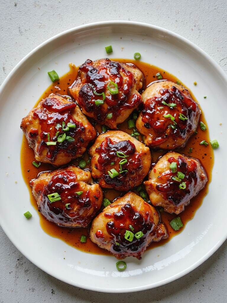 sweet spicy barbecue chicken