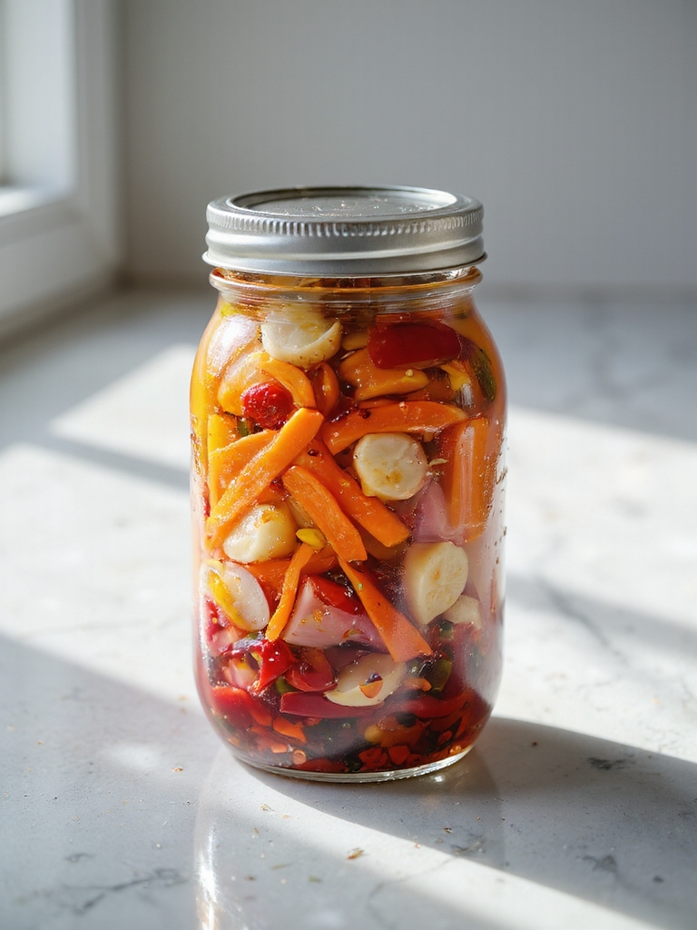 sweet spicy pickled vegetables