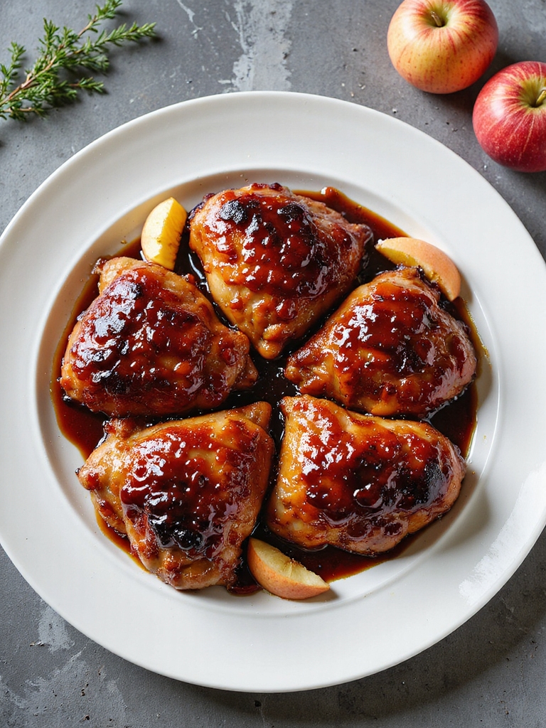 sweet tangy glazed chicken