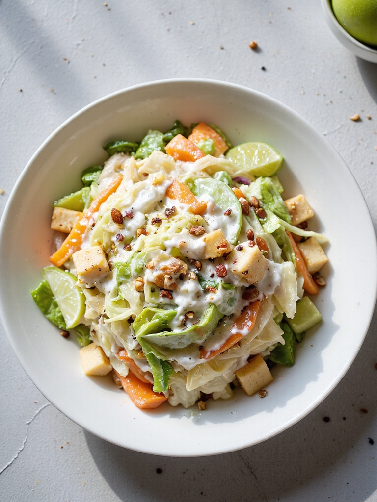 tangy apple coleslaw recipe