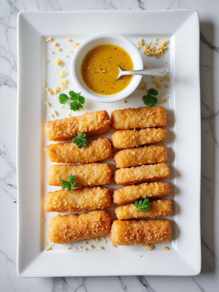 tangy honey mustard fish sticks