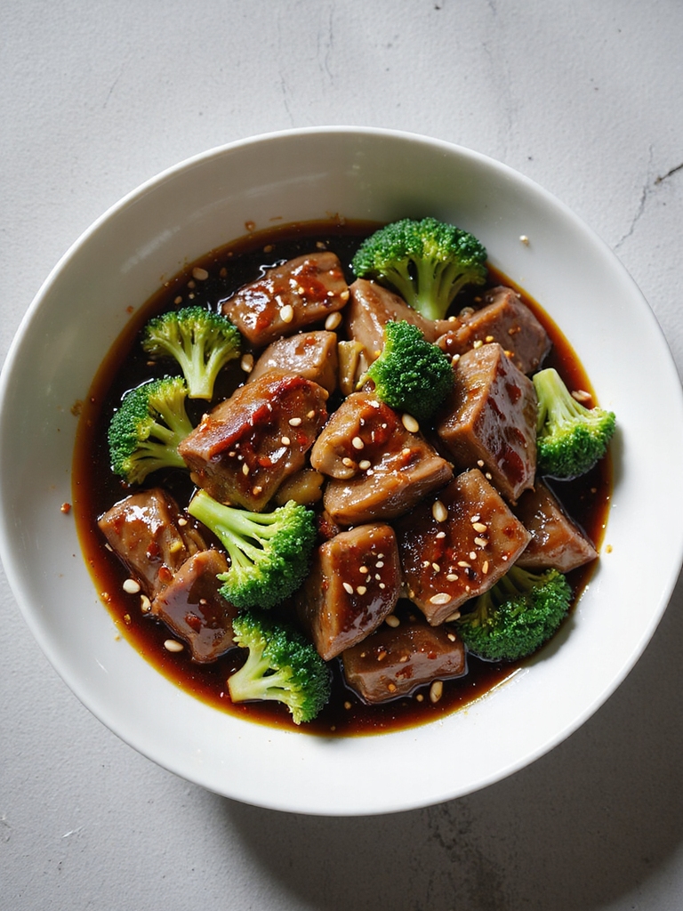 tender beef vibrant broccoli