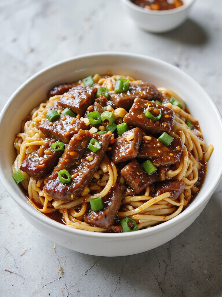 tender shaved beef skillet