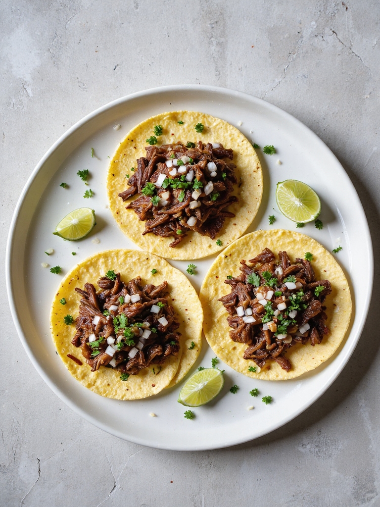 tender slow cooked beef tacos