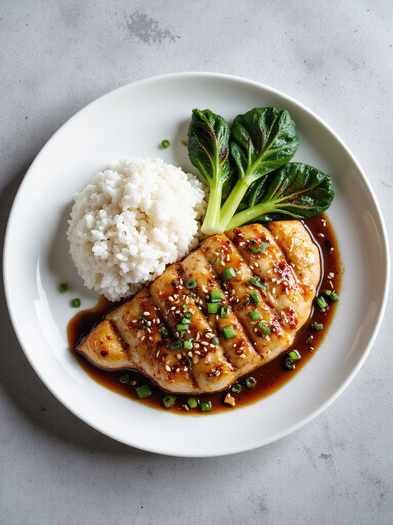 teriyaki glazed mahi mahi