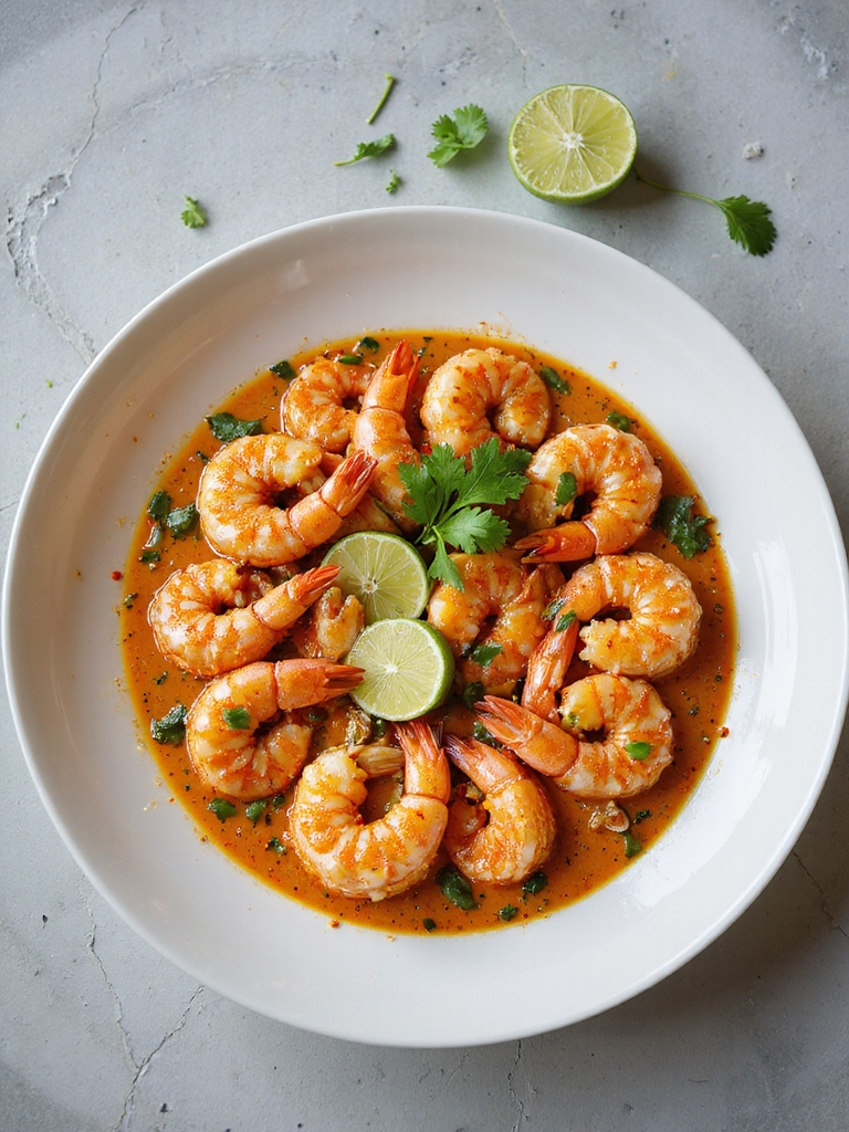thai shrimp air fryer delight