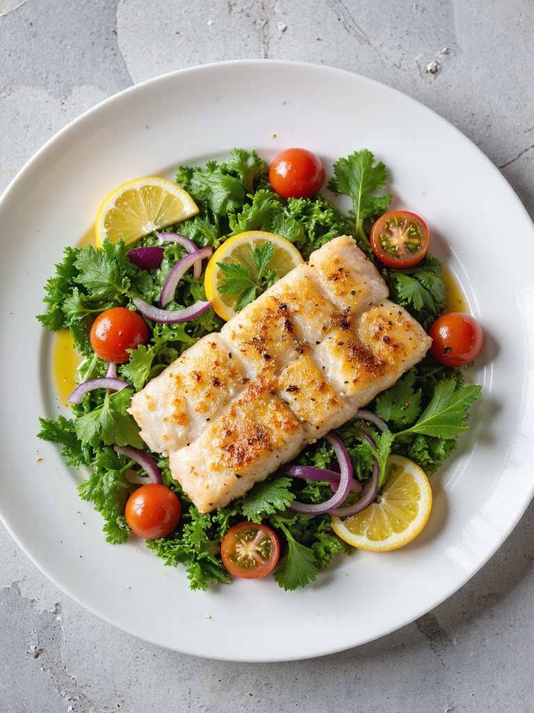 tilapia salad with citrus