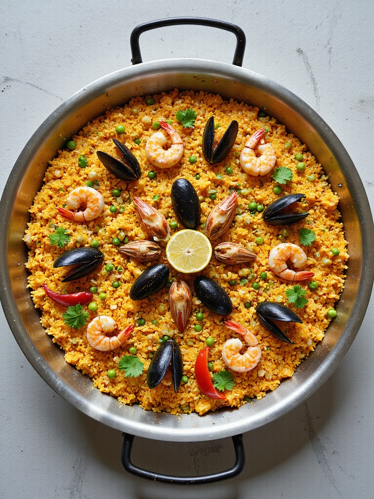 traditional mediterranean seafood dish