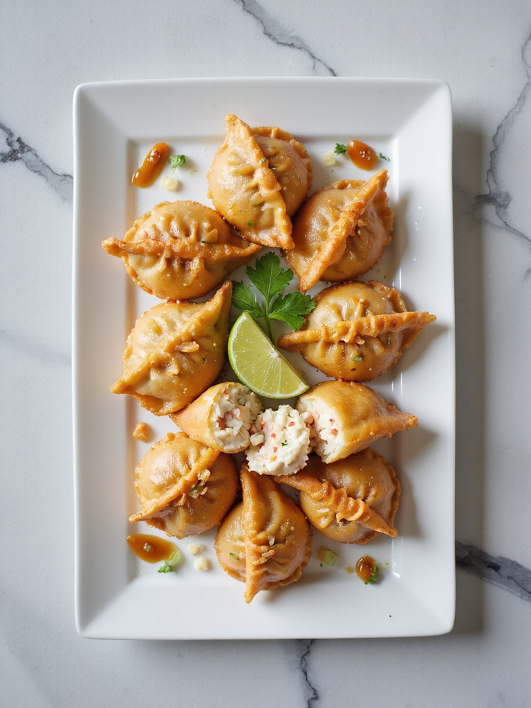 tropical crab rangoon innovation