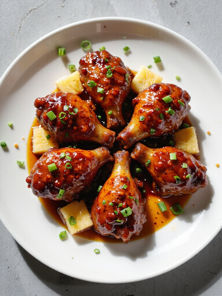 tropical teriyaki chicken wings