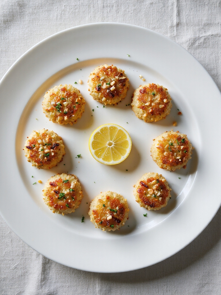 uniform mini crab cakes