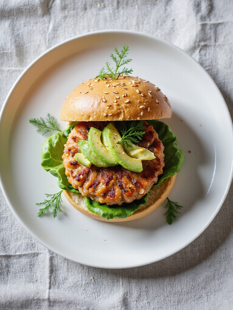 vegan gluten free salmon burgers