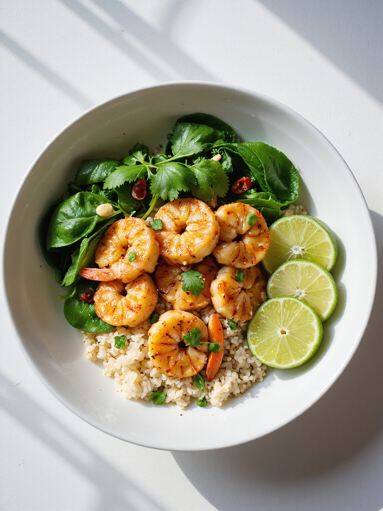 vegan shrimp bowl recipe