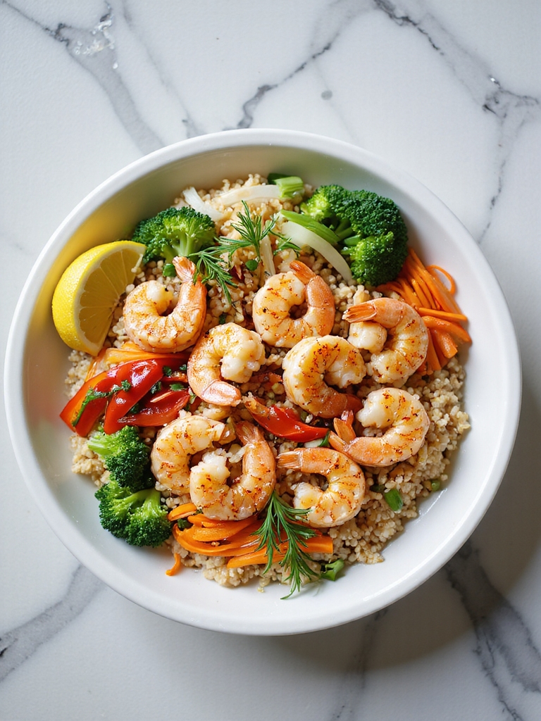 versatile and nutritious shrimp bowls