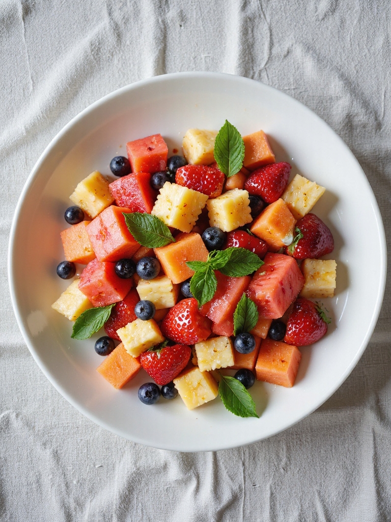 vibrant refreshing fruit medley