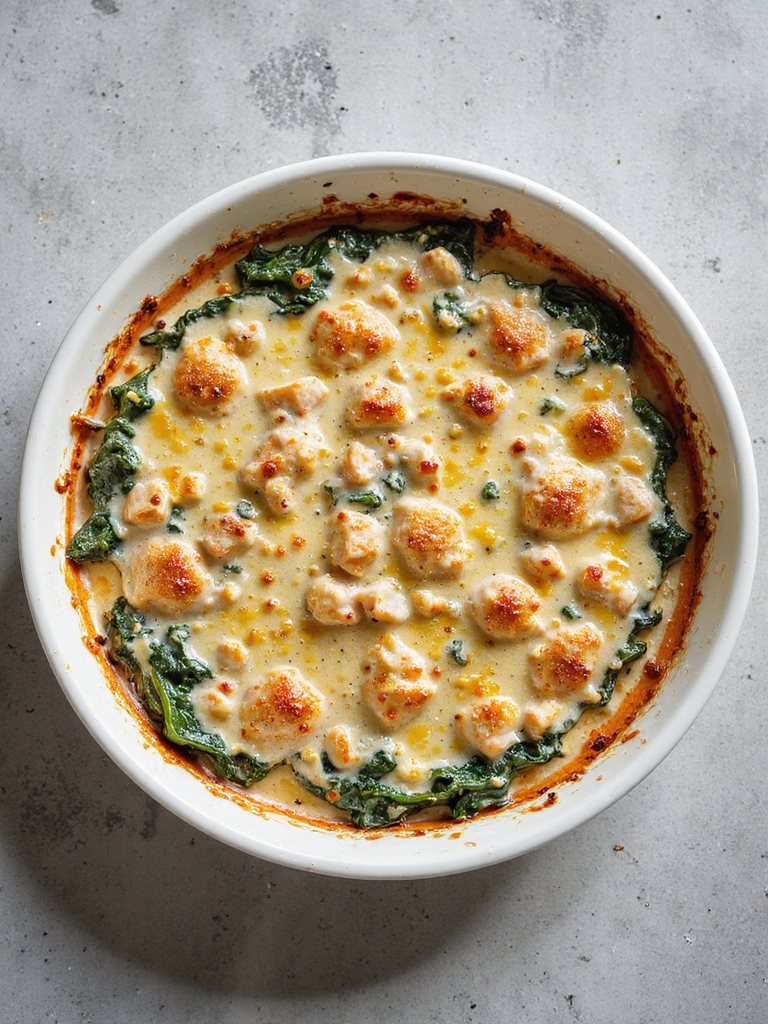 warm cheesy crab spinach dip