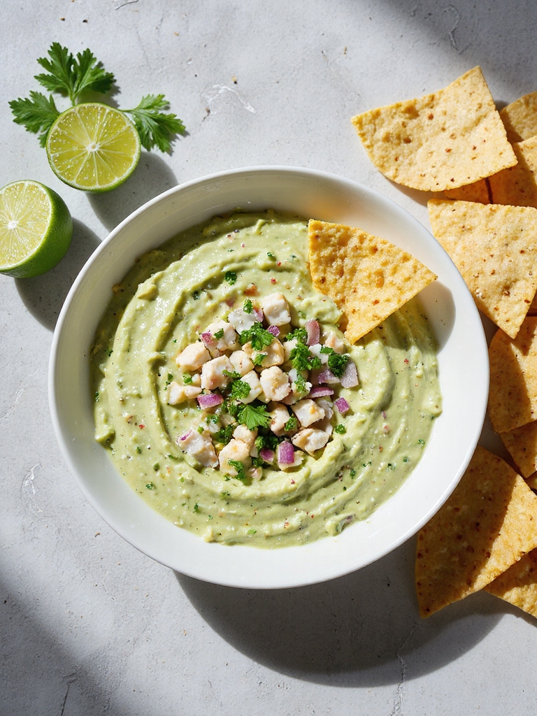 zesty crab avocado dip