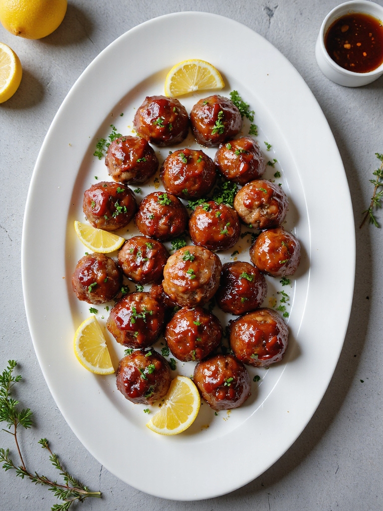 zesty herb infused meatballs recipe